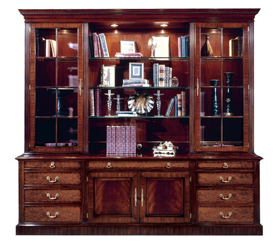 Henkel Harris Furniture HHBC95HHCR95 Living Room Bookcase/Credenza