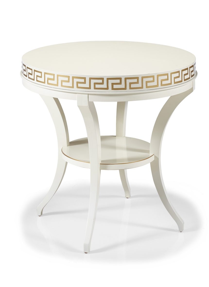 greek key accent table