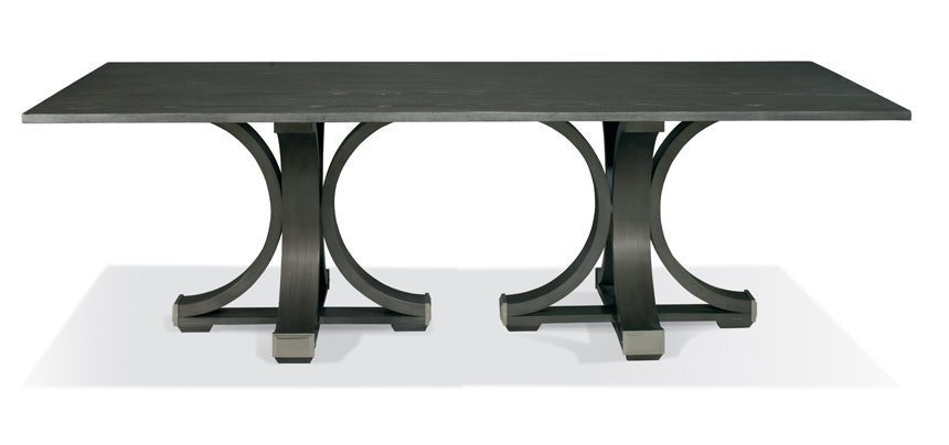 Hickory White 550 03 552 50 Dining Room Double Pedestal Dining Table