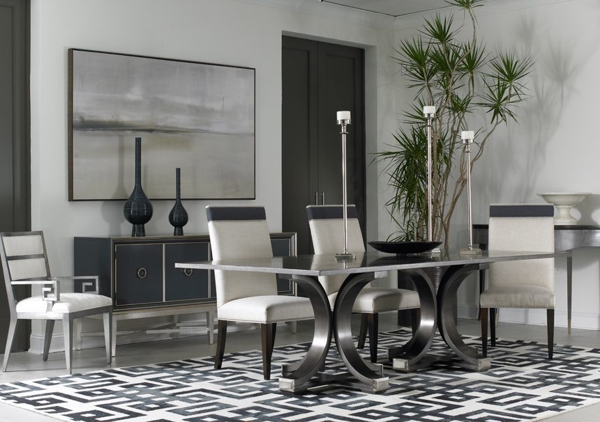 Hickory White 550 03 552 50 Dining Room Double Pedestal Dining Table