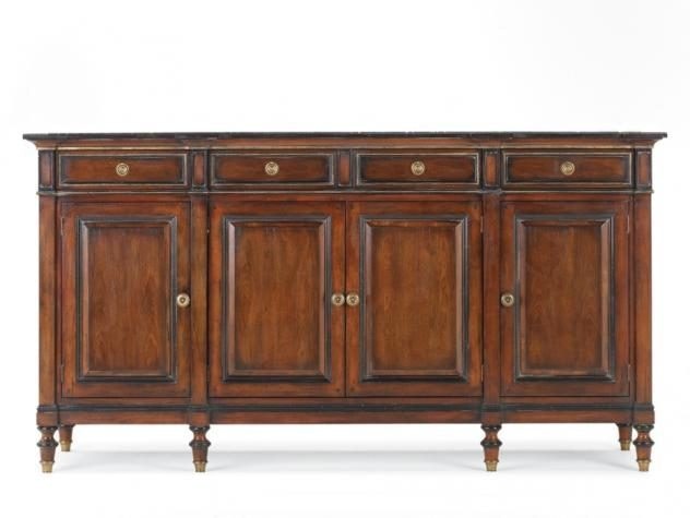 Hickory white store sideboard