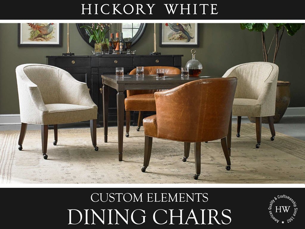 hickory white dining chairs