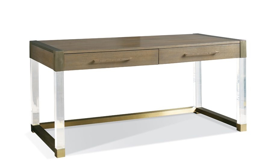 Hickory White Argon Acrylic Writing Desk 213-51