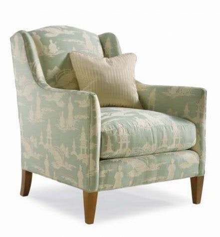 Hickory White Upholstered Arm Chair 4880-01