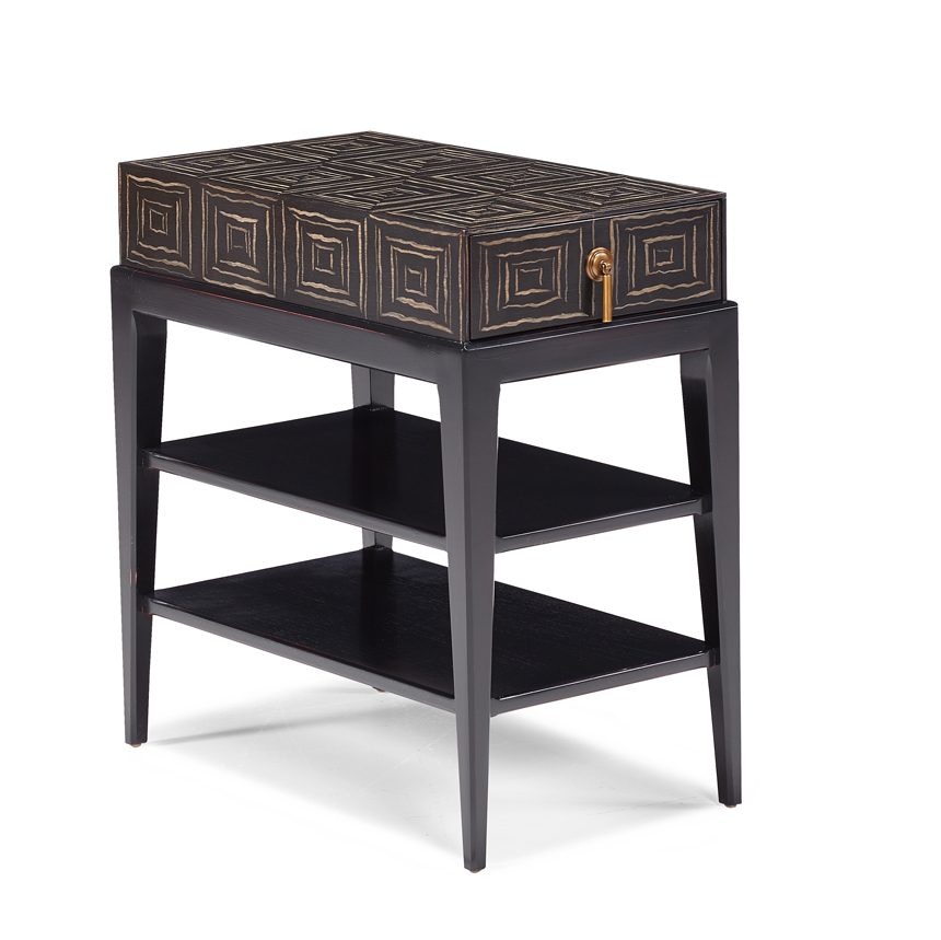 Hickory White Side Table 533-22-LL