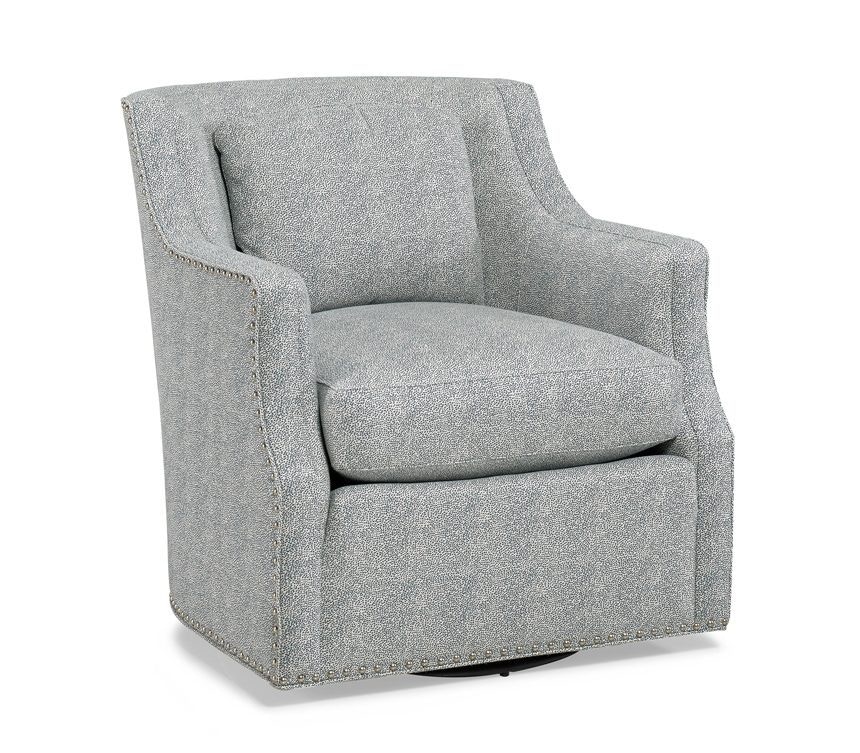 Hickory White Knee Arm Swivel Chair 5803-01S