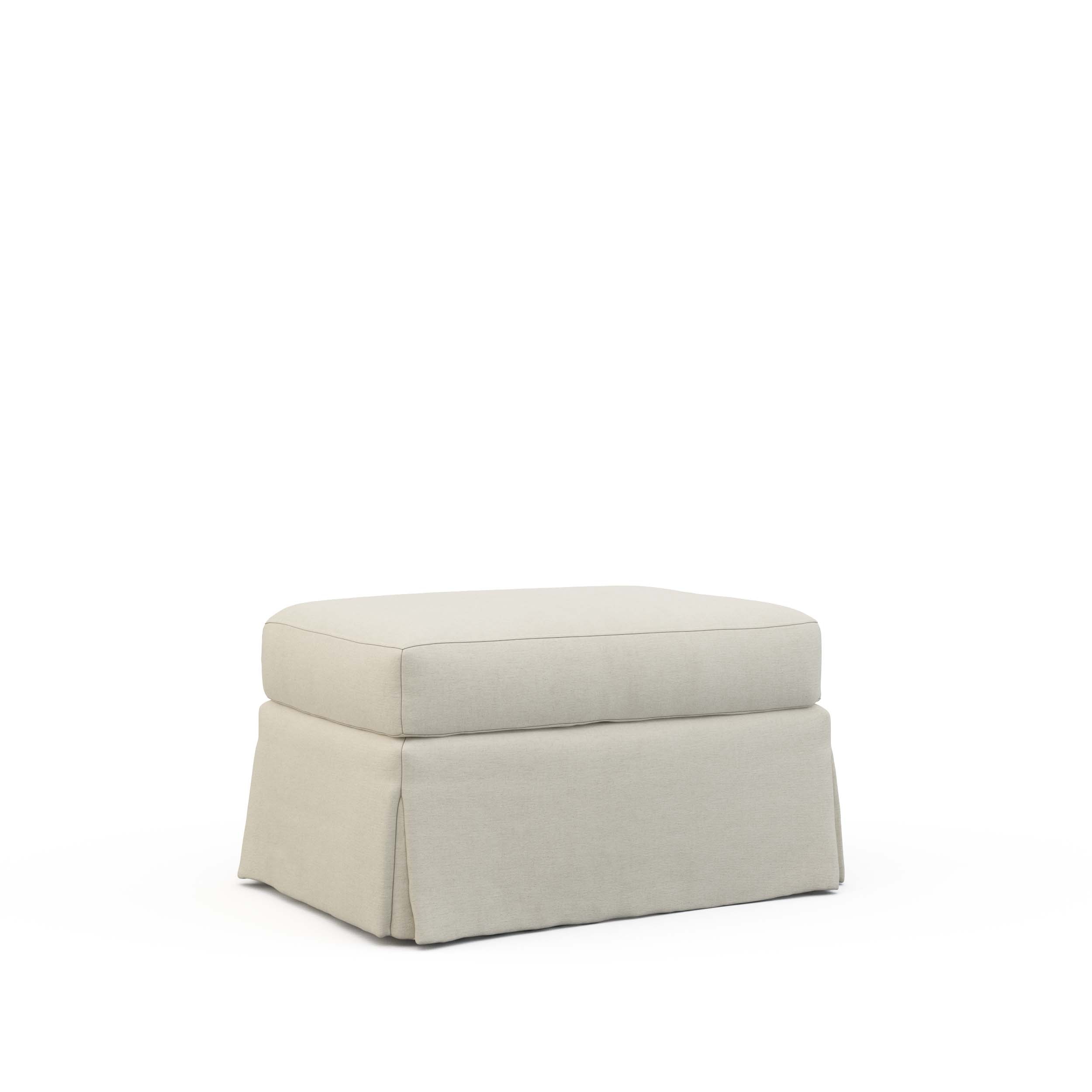 Hickory White Jules Ottoman 6403-20
