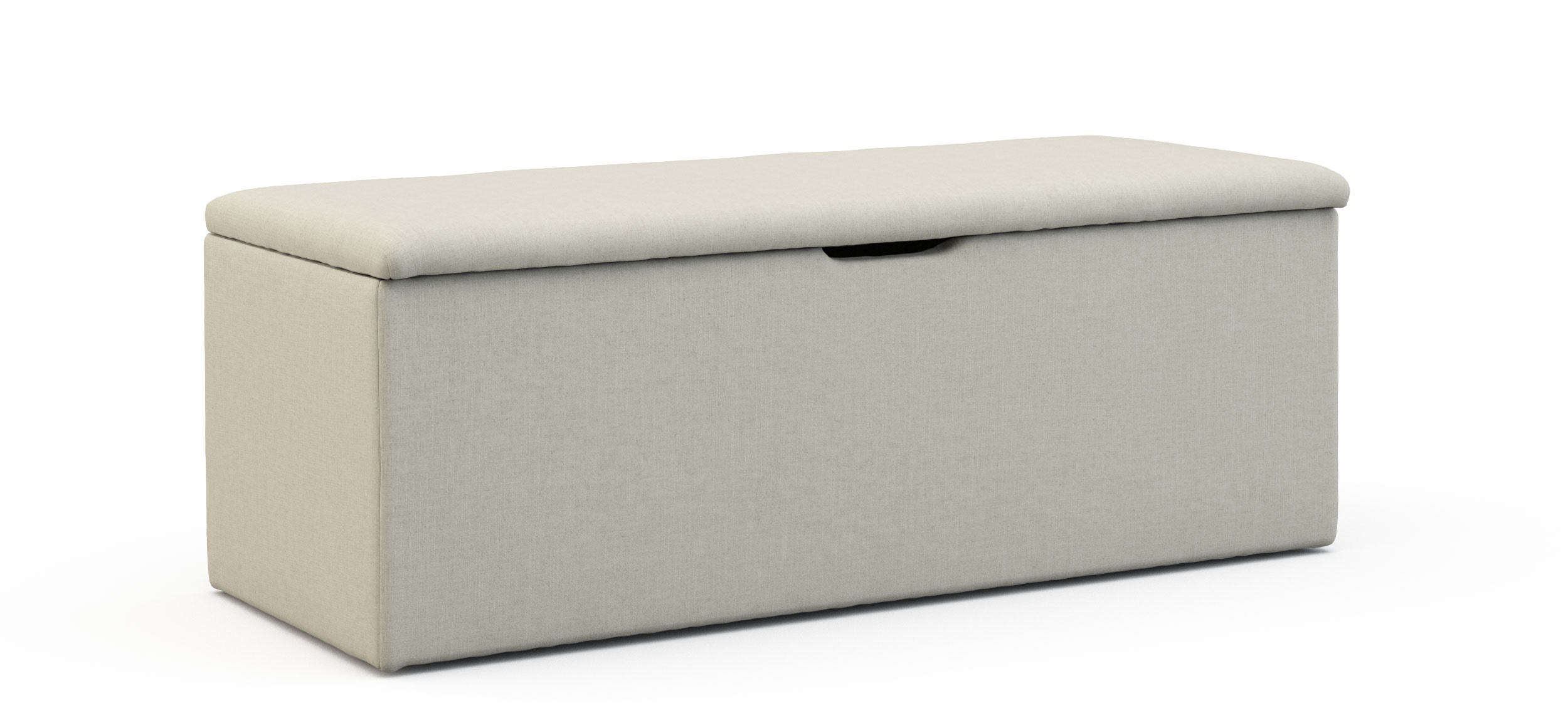 Hickory White Hamilton Ottoman 743-80
