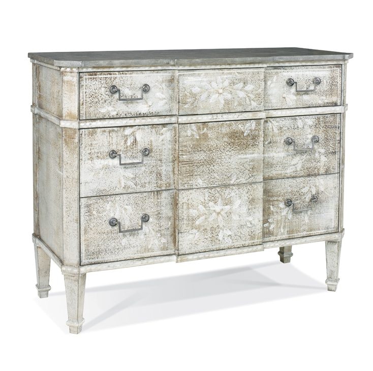 Hickory White Drawer Chest 865-61-LL