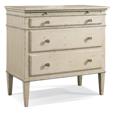 Hickory White Bedside Chest 865-71
