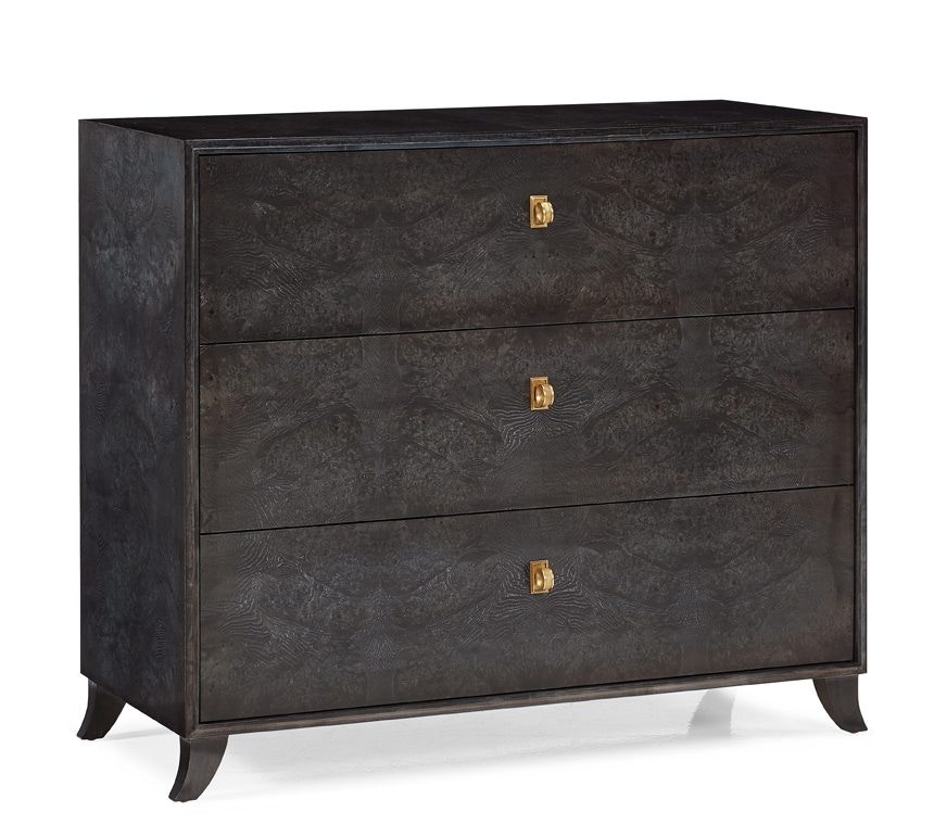Hickory White Samarkand Burl Chest 875-61