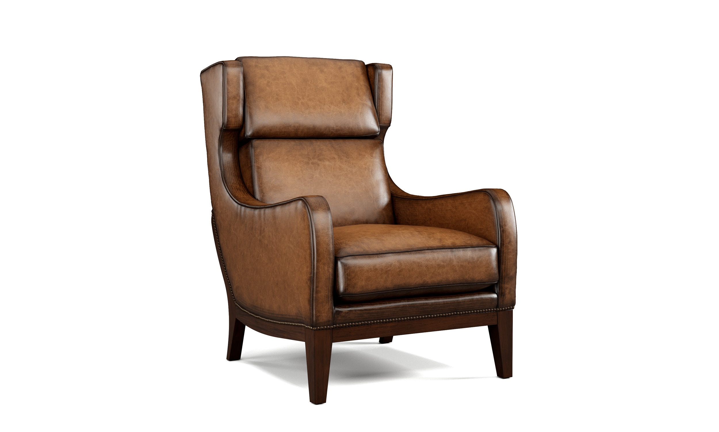 Hickory White Bohicket Leather Chair L6601-01
