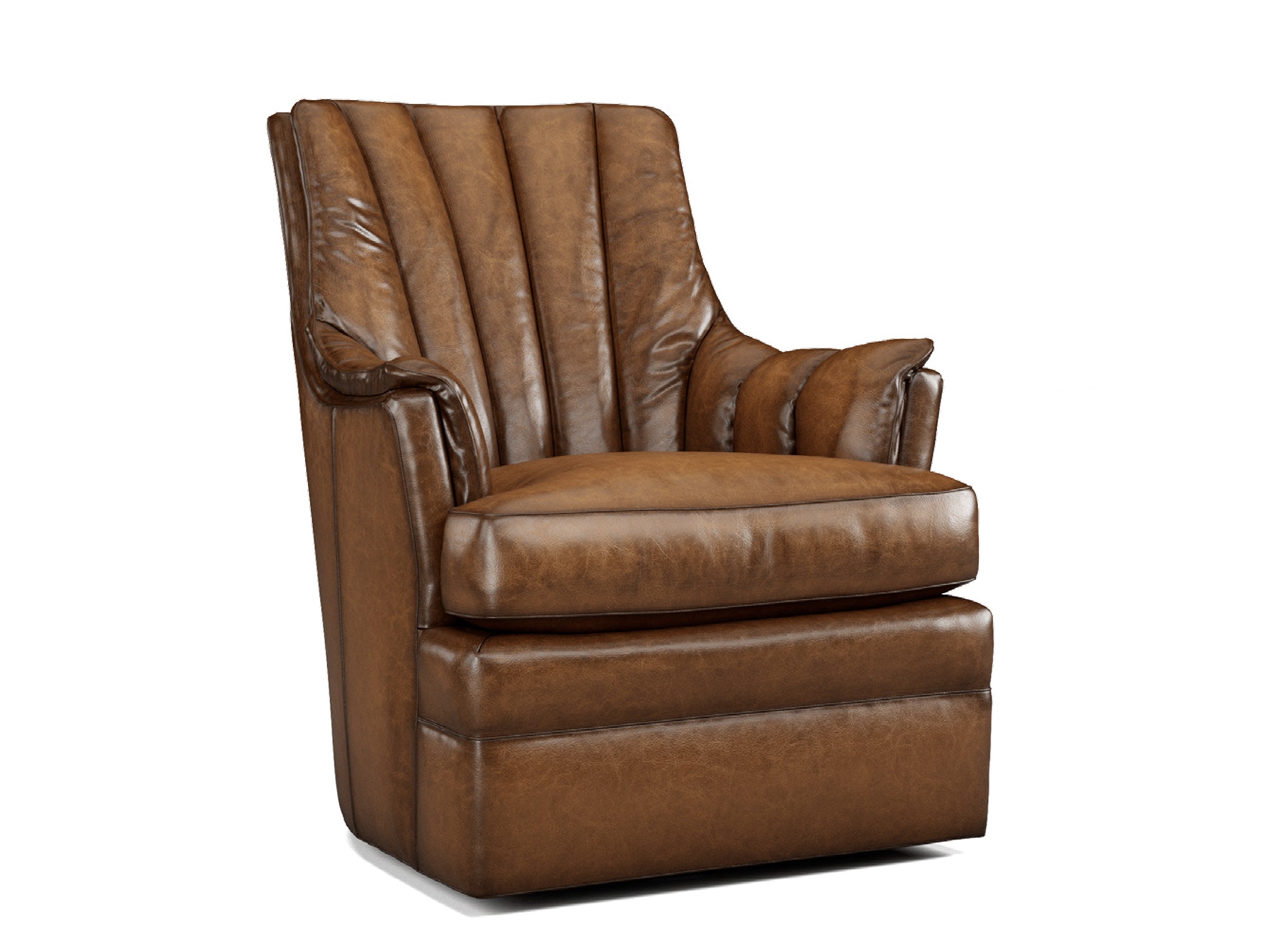 Hickory White Venture Leather Swivel Chair L7001-01S