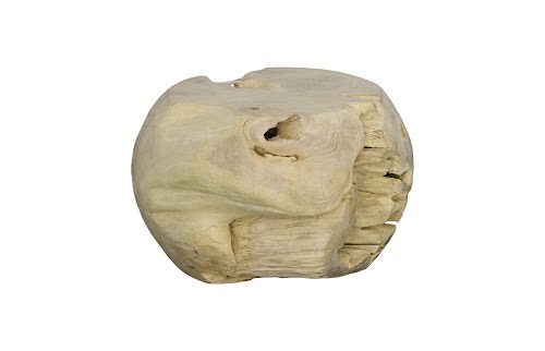 Phillips Collection Teak Wood Ball Sculpture, Bleached ID111478