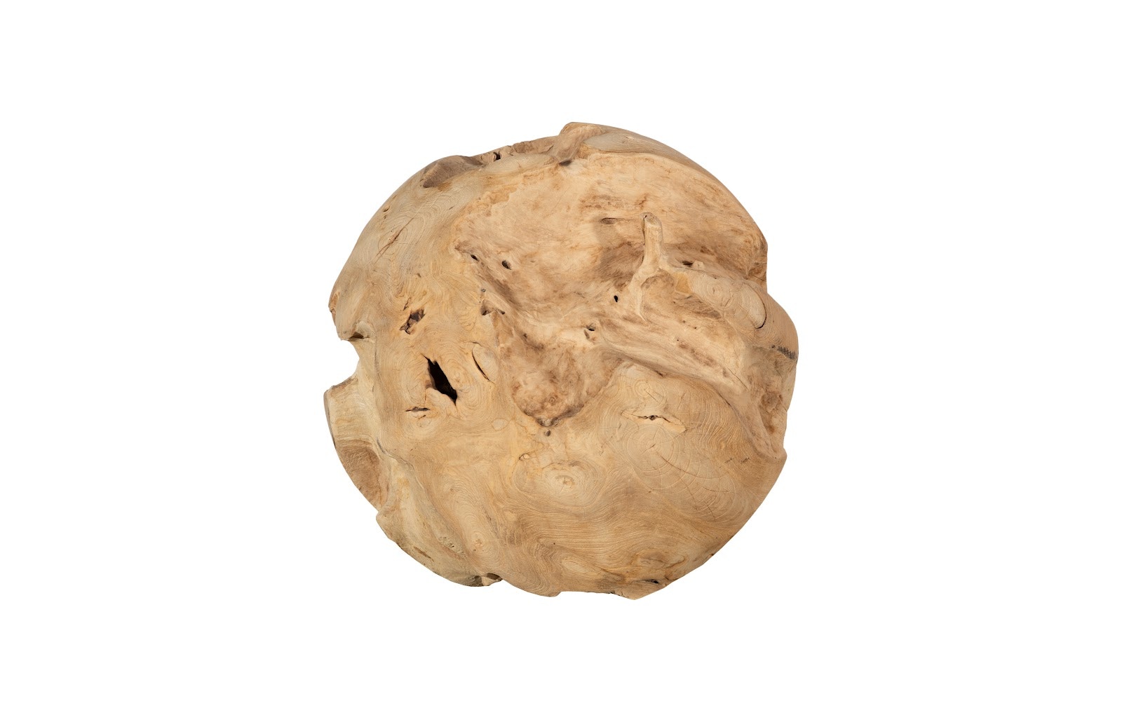 Phillips Collection Teak Wood Ball, Large, Bleached ID115122