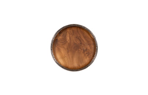 Phillips Collection Teak Wood Bowl Wall Art, Metallurgy Edge, MD ID115648