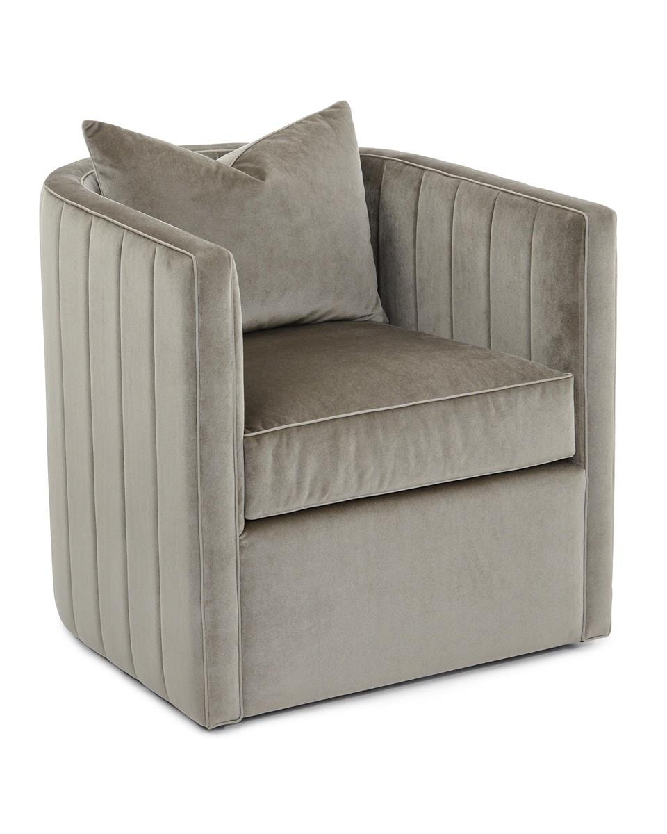 John Richard Giacosa Swivel Club Chair AMF-1728-1123-AS