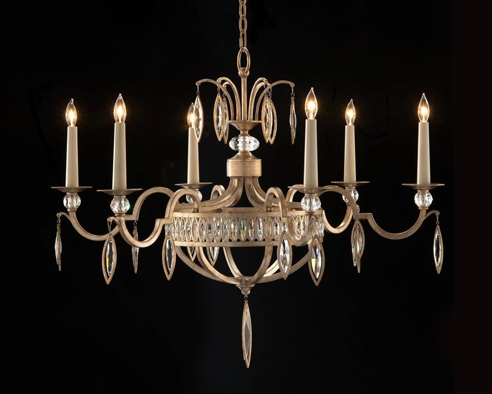 John Richard AJC8888 Marquise Crystal SixLight Chandelier
