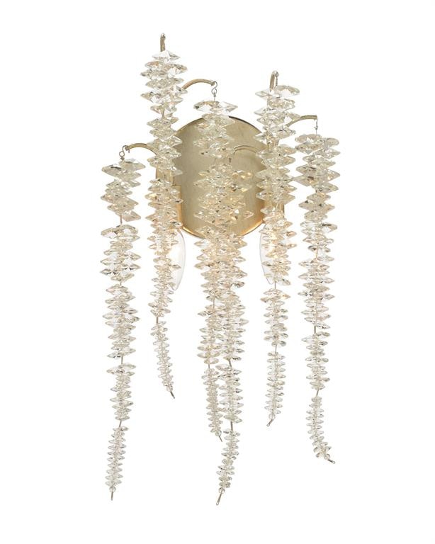 John Richard Cascading Crystal Two-Light Wall Sconce AJC-9149