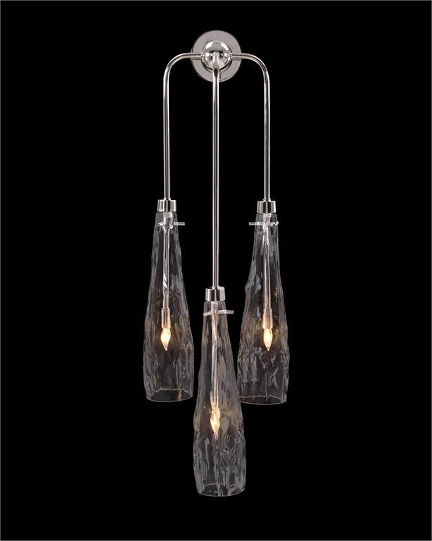 John Richard AJC9209 Lamps and Lighting Art Glass ThreeLight Wall Sconce