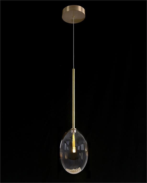 John Richard Echo: Glass Globe Single Droplight AJC-9231