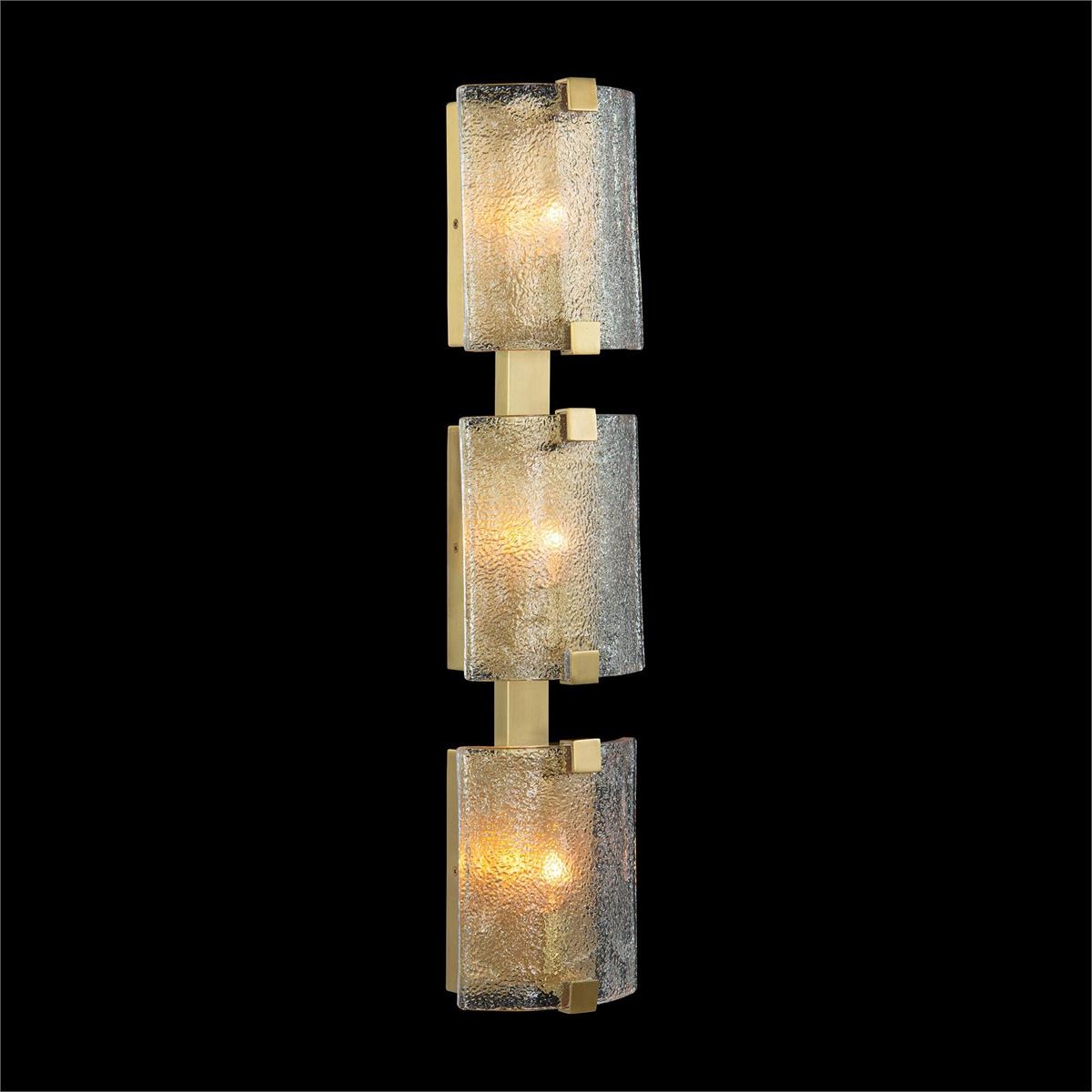 John Richard Claritas Three-Light Wall Sconce, Brass AJC-9373