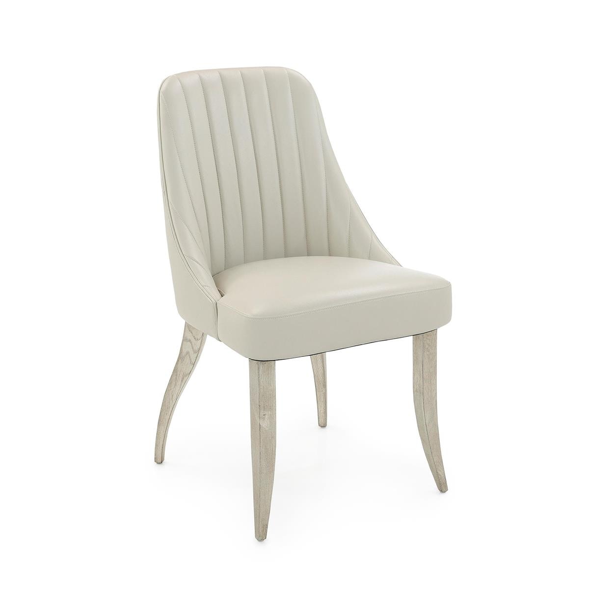 John Richard Amara Side Chair AMF-1810V147-LTGY-AS