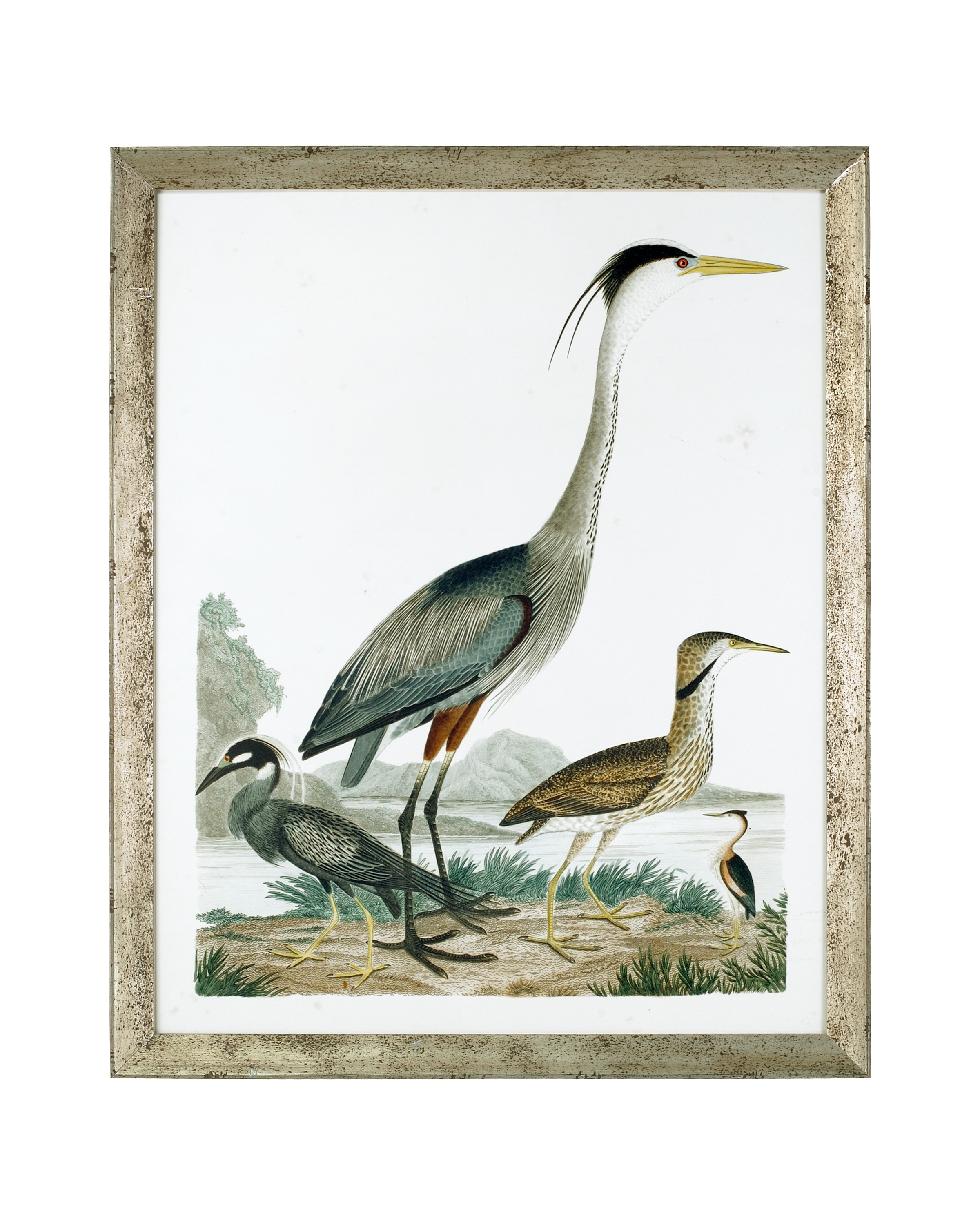 John Richard GRF 4401A Art Large Heron Family I