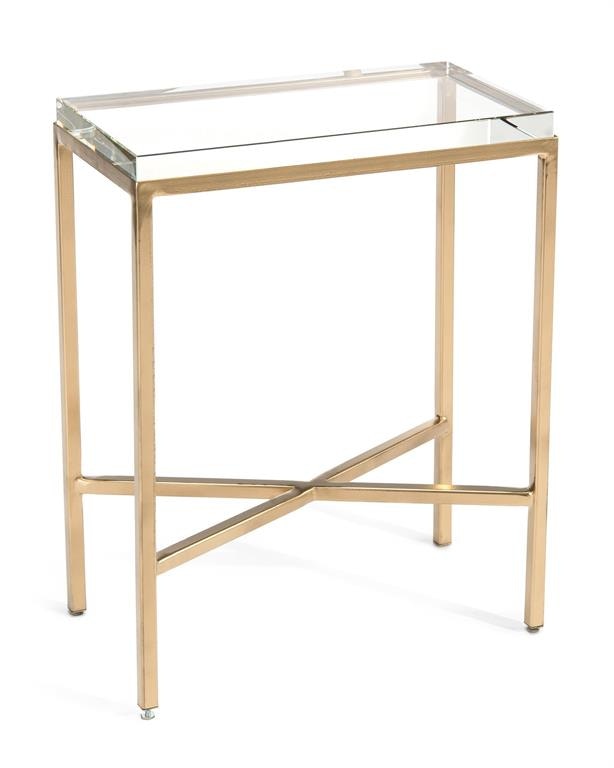 John Richard Glass Block Side Table JFD-0123