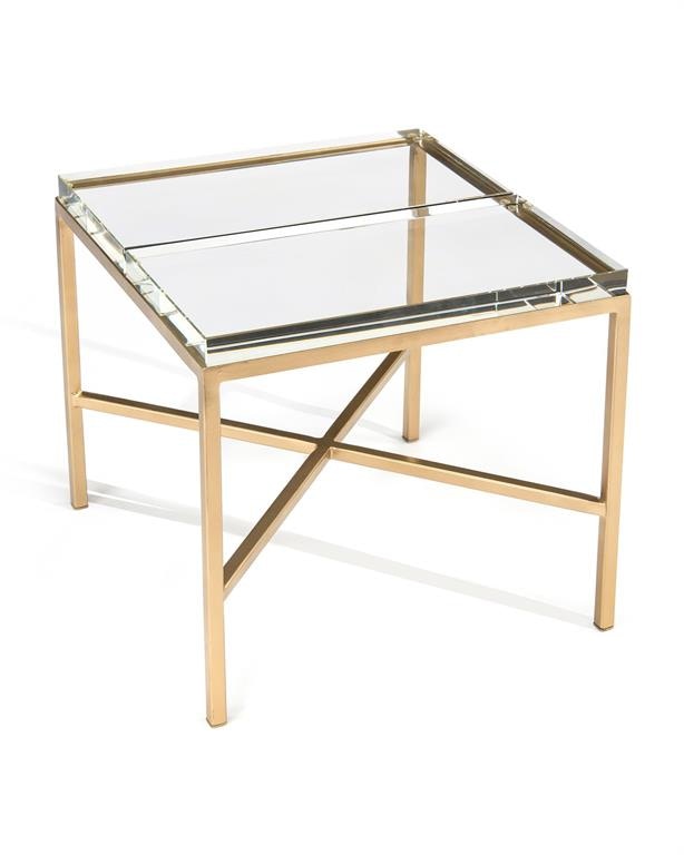 John Richard Double-Glass Block Bunching Table JFD-0124