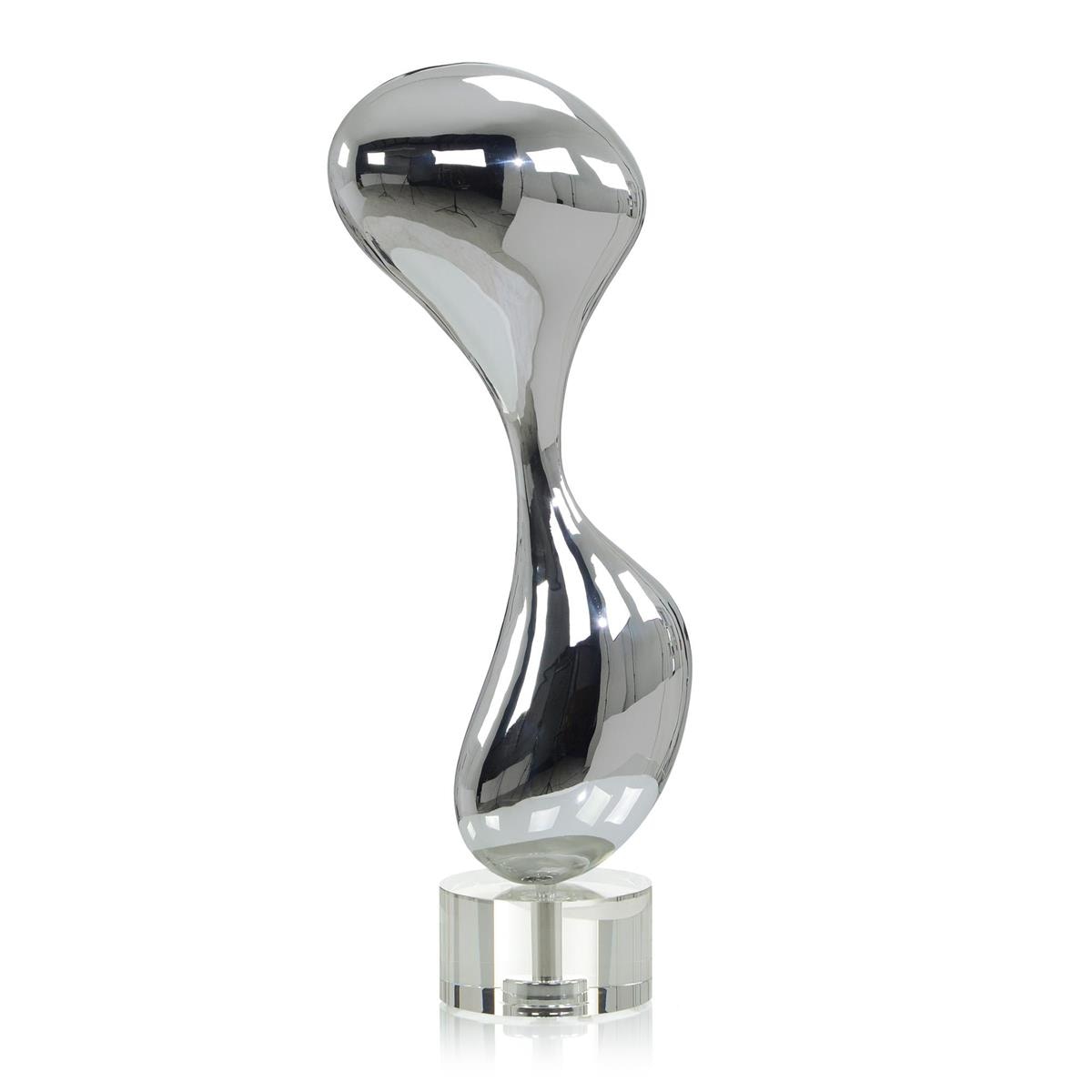 John Richard Mirror Chrome Stainless Steel Abstract Sculpture JRA-13353