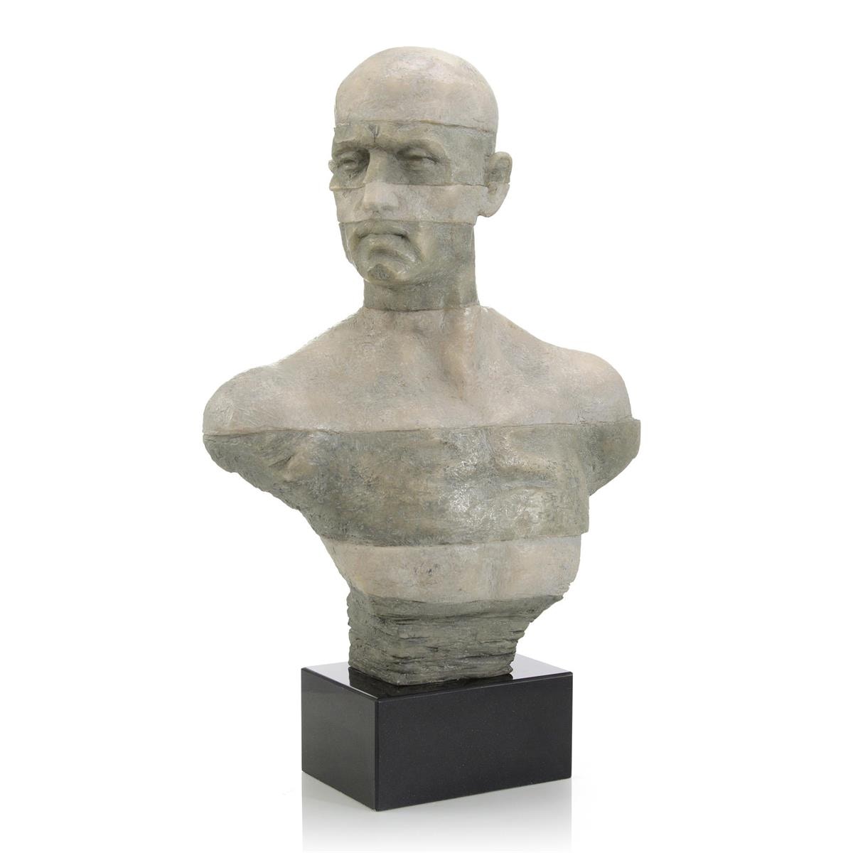 John Richard Two-Tone Gray Bust Sculpture JRA-14010