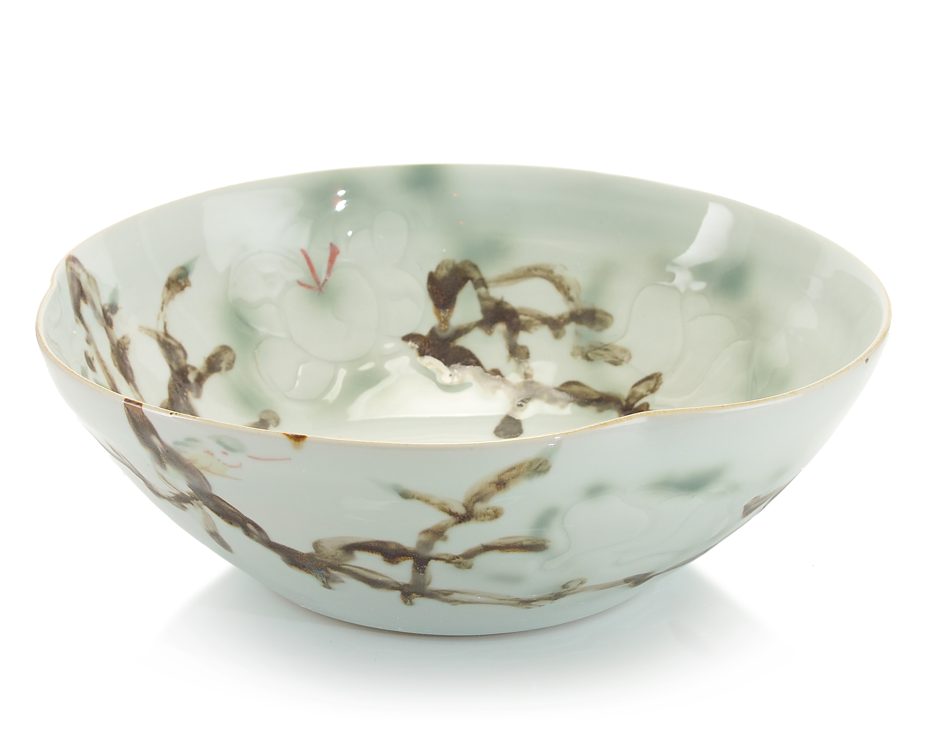 John Richard Med Curled Rim Porcelain Bowl JRA-9025