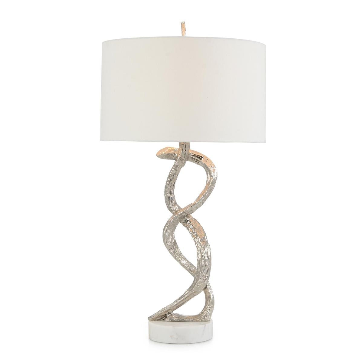 John Richard JRL-10597 Windswept Silver Table Lamp
