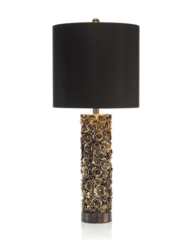 John Richard Distressed Blooms Table Lamp JRL-9596
