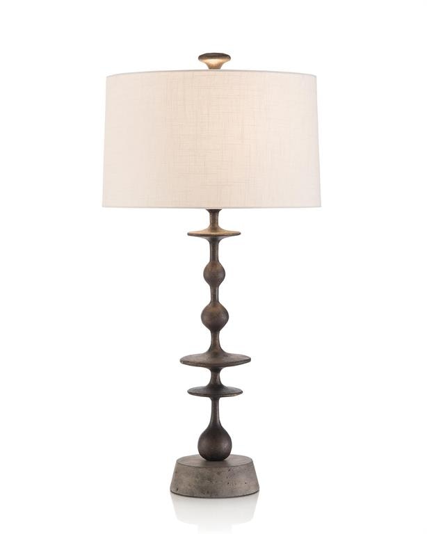 John Richard Matte Black Baluster Table Lamp JRL-9953