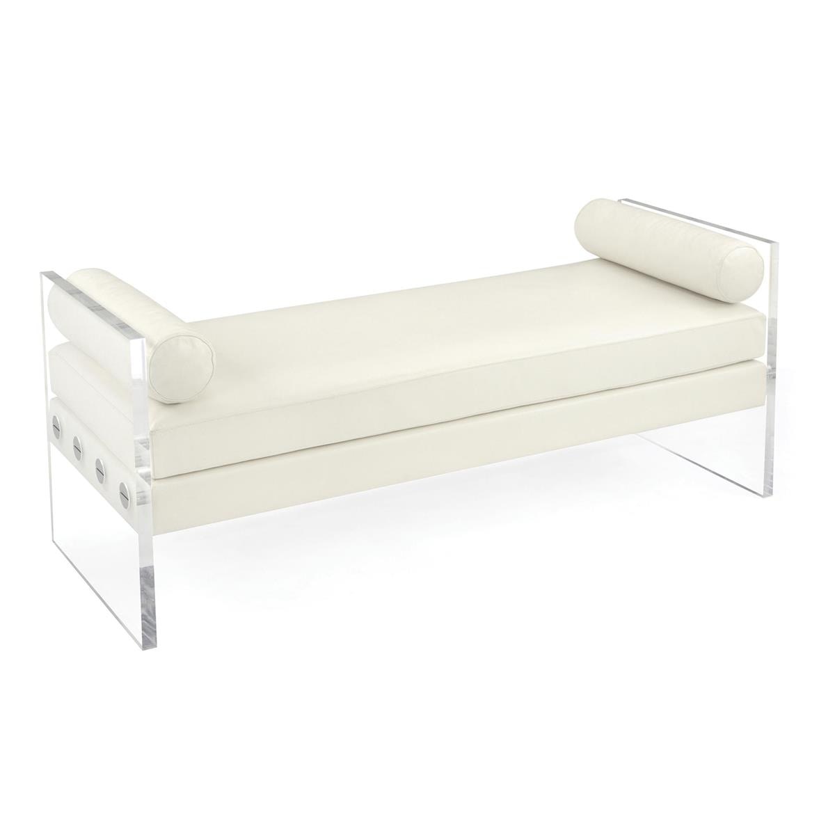 John Richard New Park Bench AMF-1613-WHTE-AS
