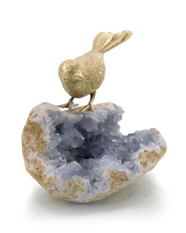John Richard Bird on Celestite Rock II JRA-11625