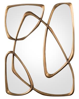 John Richard JRM-0833 Zeta Mirror in Mayan Bronze