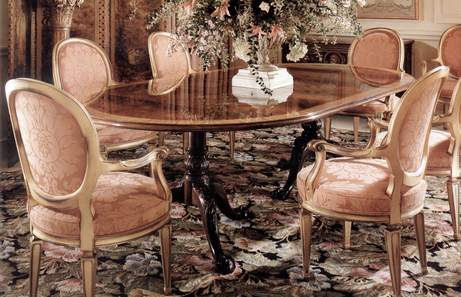 Karges Furniture 4669 Dining Room Louis XVI Arm Chair