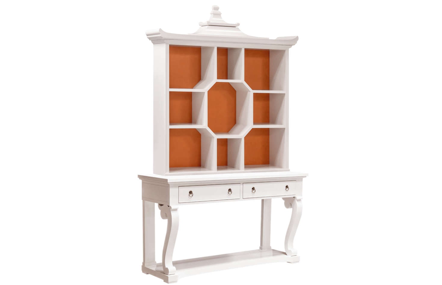 Kindel Furniture 88 052 Living Room Dorothy Draper Console And Curio