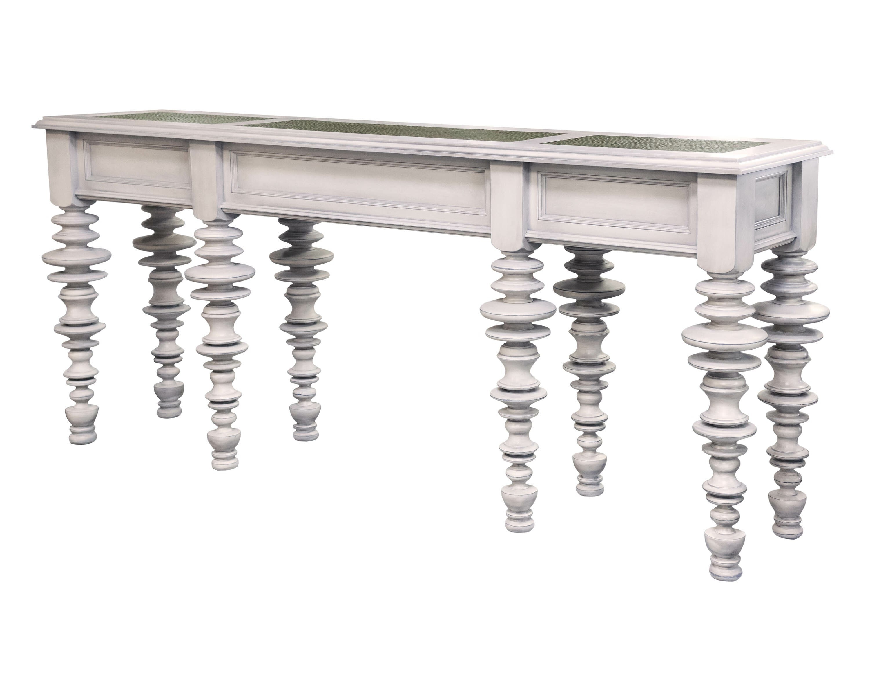 Baluster console table discount