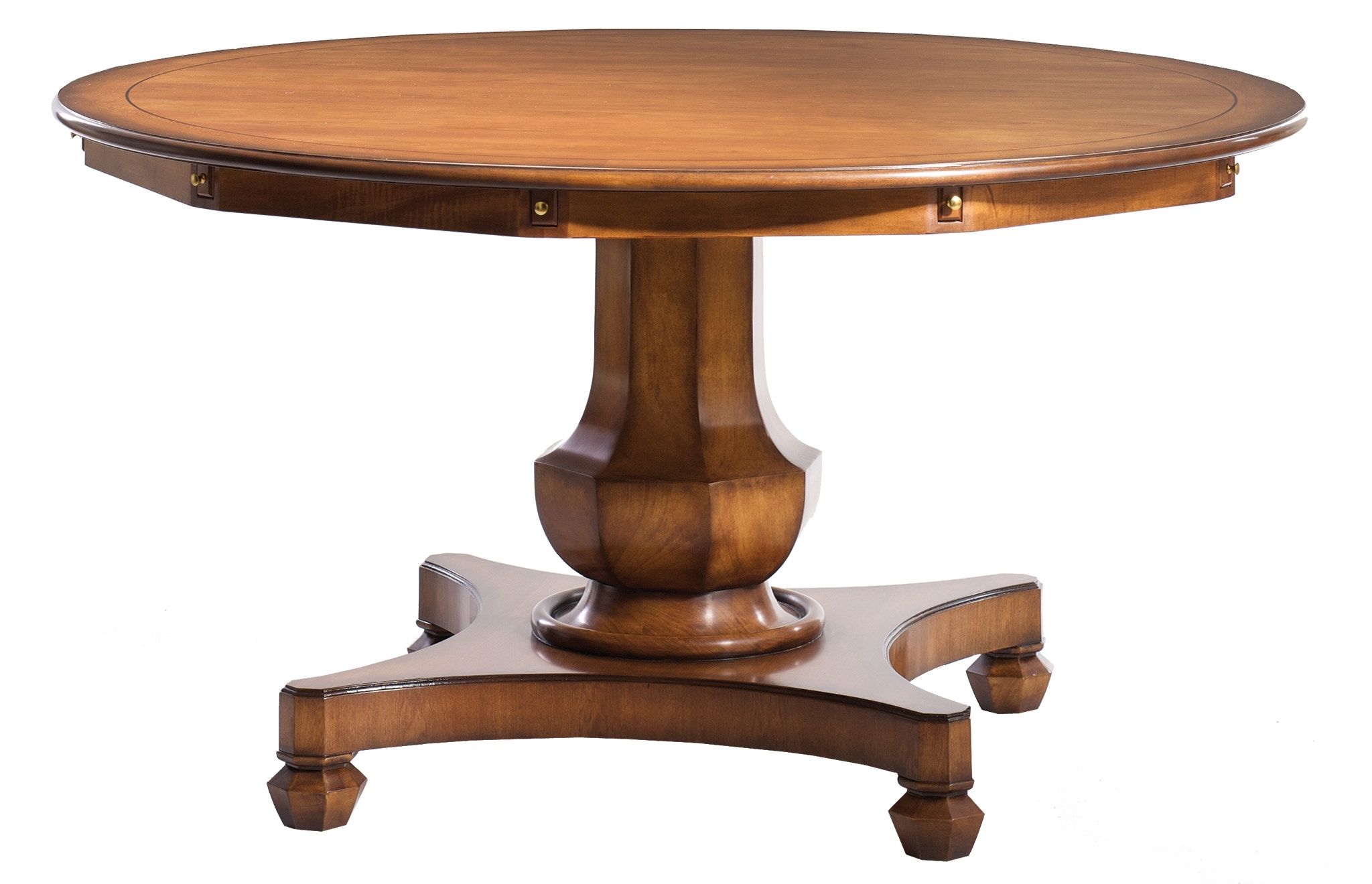 Kindel Furniture Round Dining Table - Plank Top 75-014