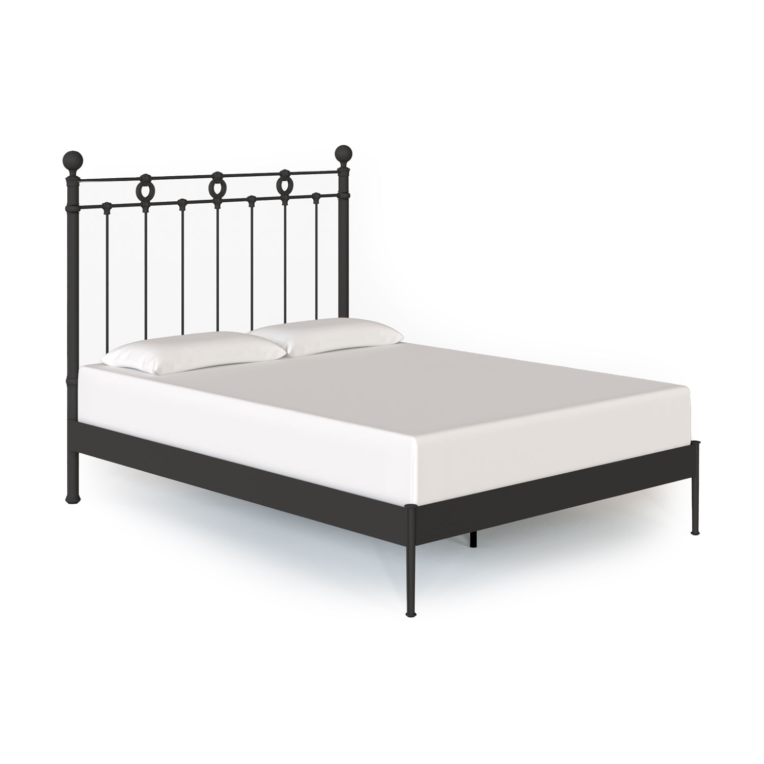 Wesley Allen Latif Headboard with Surround for Platform Bed 1054-Wesley