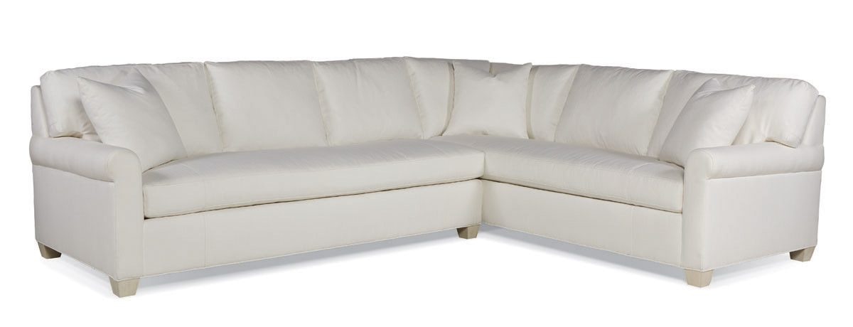 Lillian August for Hickory White Designer Classics Sectional D51LS-Left Arm Sofa-D51RN-Right Arm Corner Sofa