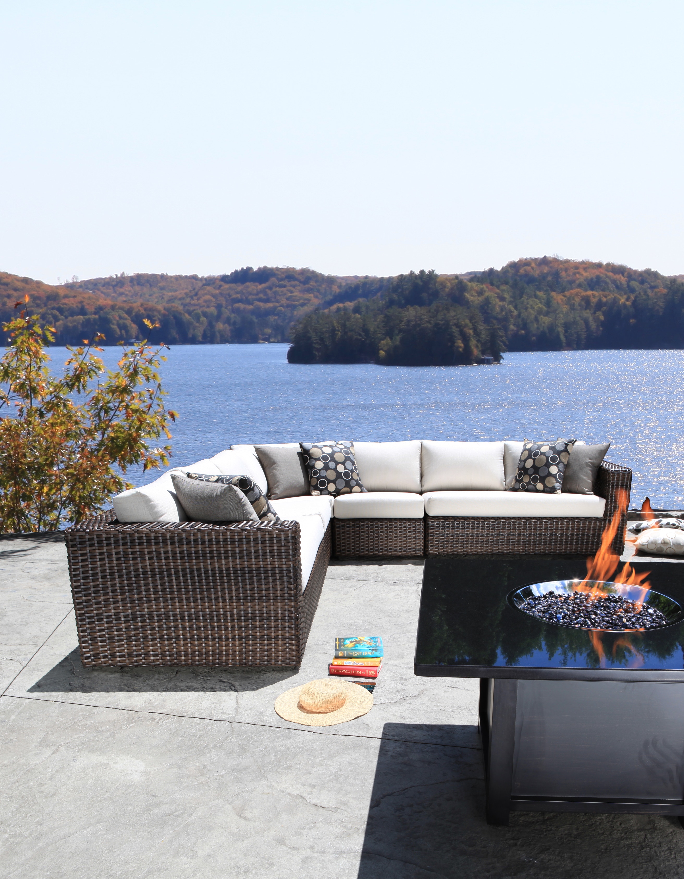 fun outdoor living charlotte nc on Cabanacoast Furniture 9277 Sect Outdoorpatio Louvre Outdoor Sectional