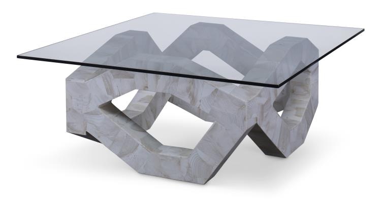 Maitland Smith 8128 33 Living Room Clamstone Cocktail Table