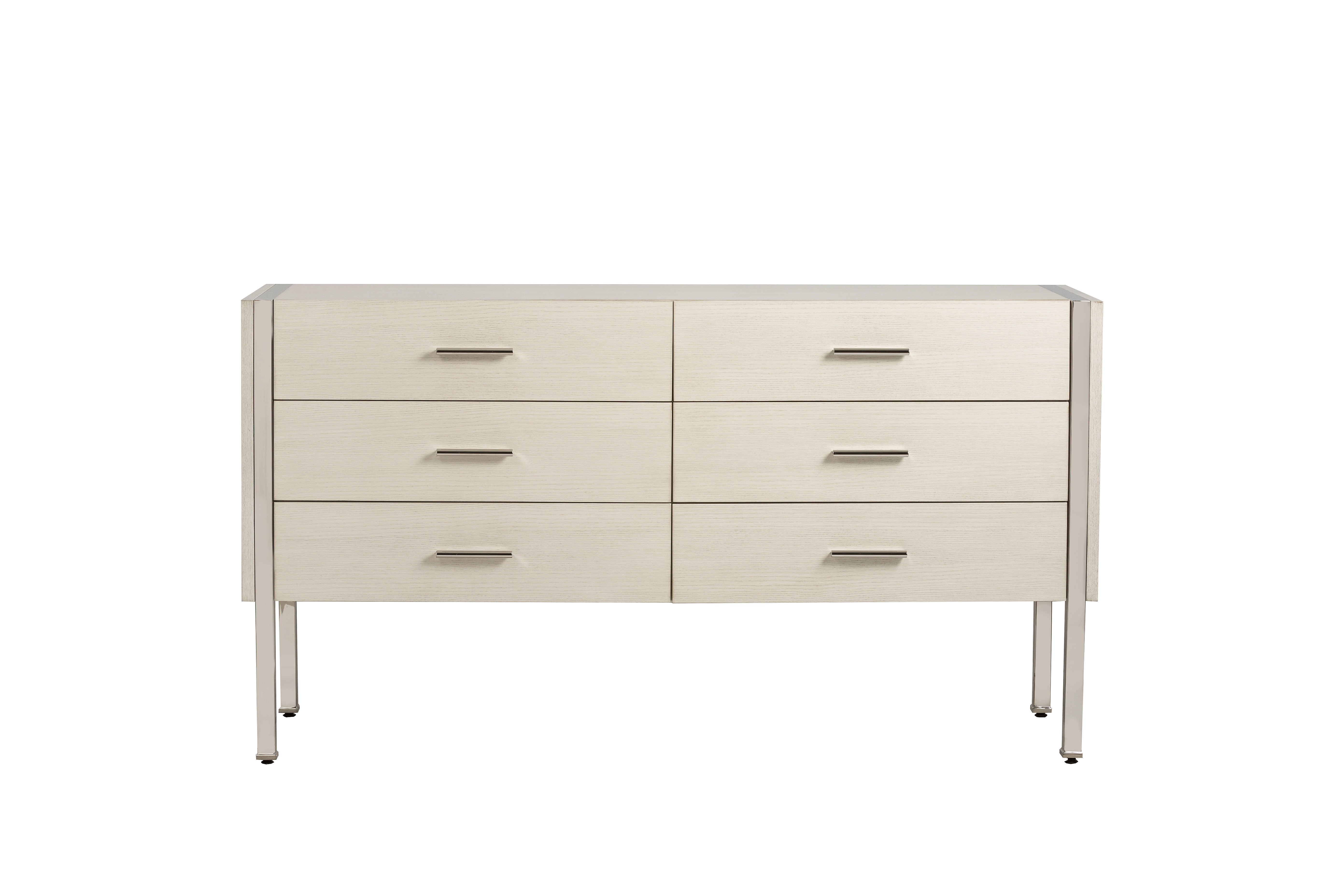 Belle Meade Signature Mallory Bedroom Dresser With Stainless Steel Base