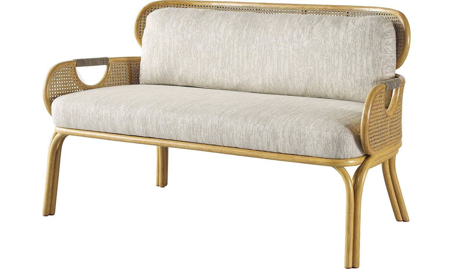 McGuire Furniture Loop Settee MCC171