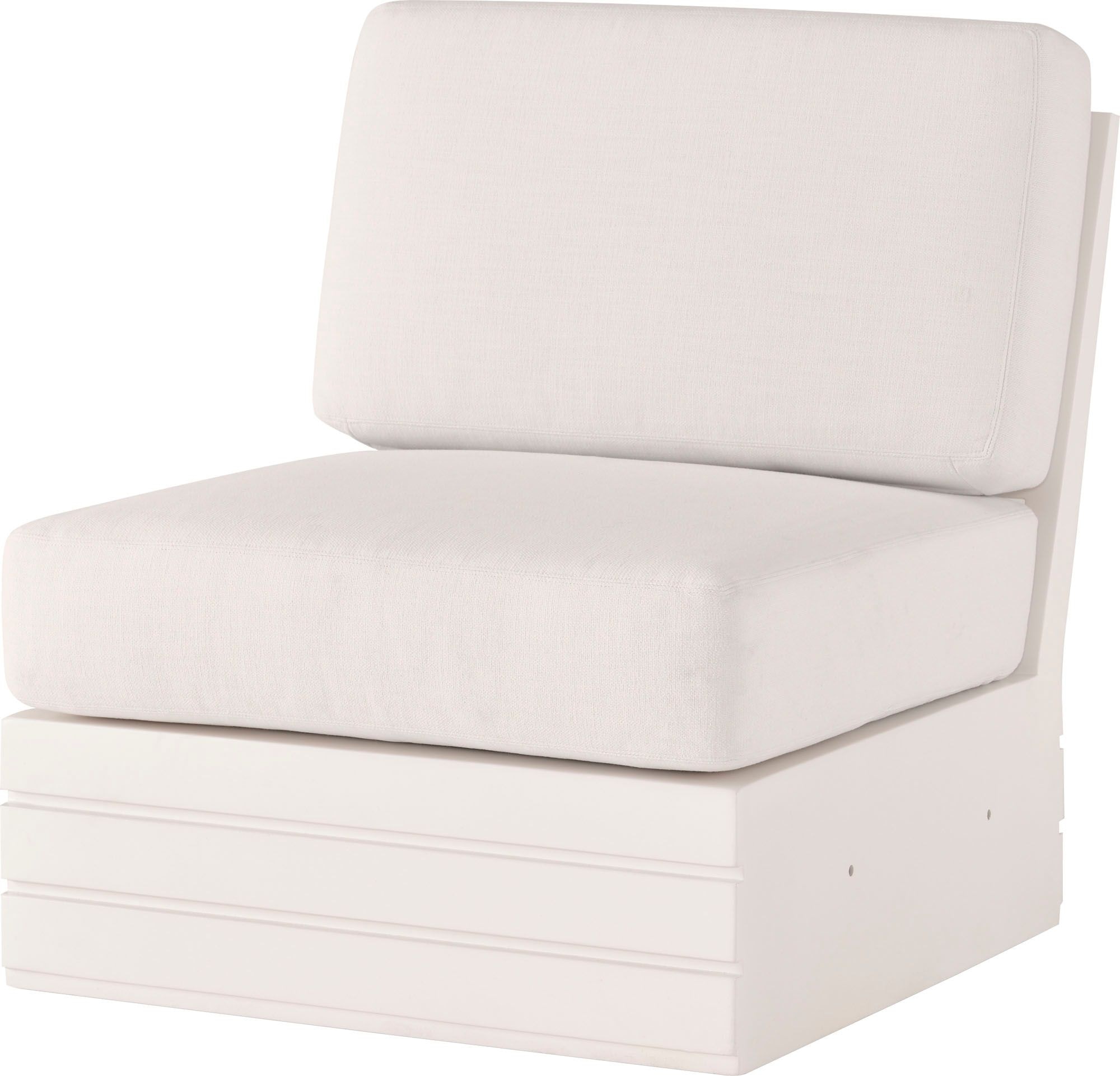 McGuire Furniture Abaco Armless Chair MCO3502CA